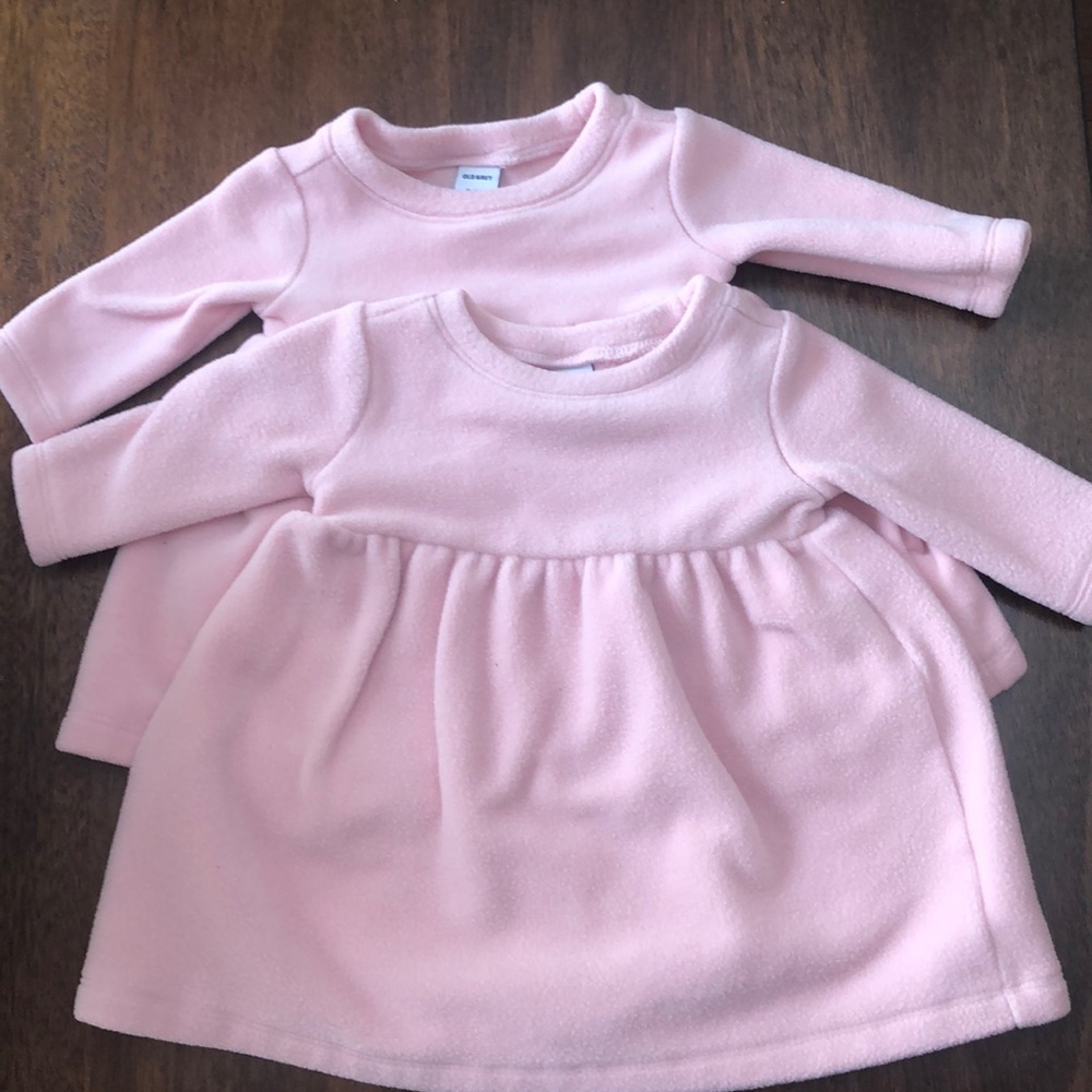 NWOT - Old Navy Fleece Pink Dress